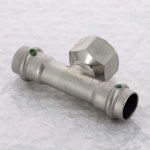 Тройник 18x3/4" ВР VIEGA Sanpress Inox SC-Contur 437169