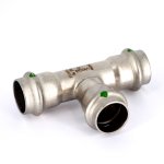 Тройник 22 VIEGA Sanpress Inox SC-Contur 435875