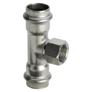 Тройник 22х1/2" ВР VIEGA Sanpress Inox SC-Contur 437176