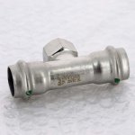 Тройник 22х1/2" ВР VIEGA Sanpress Inox SC-Contur 437176