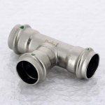 Тройник 28 VIEGA Sanpress Inox SC-Contur 435882