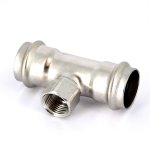 Тройник 28х1/2" ВР VIEGA Sanpress Inox SC-Contur 437190