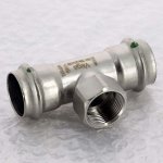 Тройник 28х3/4" ВР VIEGA Sanpress Inox SC-Contur 437206