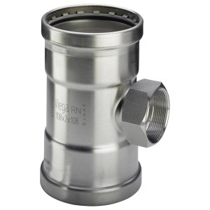 Тройник 76х2" ВР VIEGA Sanpress Inox XL SC-contur 482879