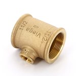Тройник бронзовый переходной 1"1/2-1/2"-1"1/2 ВР Viega 650759