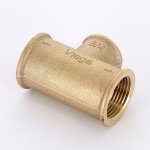Тройник бронзовый переходной 1"-3/4"-1" ВР Viega 264420