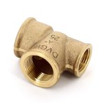Тройник бронзовый переходной 3/4"-3/4"-1/2" ВР Viega 362508
