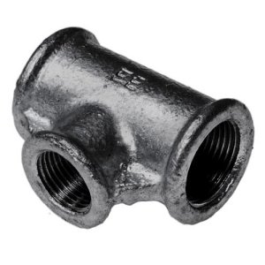Тройник черный EE 1"1/4-1/2"-1"1/4 ВР