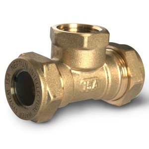 Тройник для гофрированной трубы Neptun IWS (F) 32х1"1/4 EF 411068000018