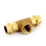 Тройник IBP пресс бронзовый 15x1/2" ВР P4130G01504015