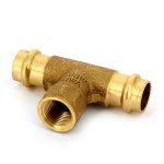 Тройник IBP пресс бронзовый 18x1/2" ВР P4130G01804018
