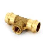 Тройник IBP пресс бронзовый 22x1/2" ВР P4130G02204022
