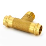 Тройник IBP пресс бронзовый 22x3/4" НР P4132G02206022