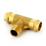 Тройник IBP пресс бронзовый 22x3/4" НР P4132G02206022