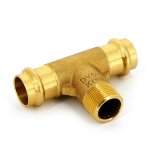 Тройник IBP пресс бронзовый 22x3/4" НР P4132G02206022