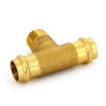 Тройник IBP пресс бронзовый 22x3/4" НР P4132G02206022