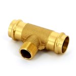 Тройник IBP пресс бронзовый 28x3/4" НР P4132G02806028