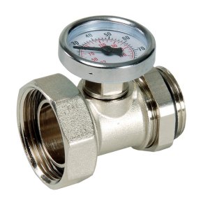 Тройник Luxor в комплекте с термометром CR 499 68559803