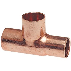 Тройник медный для кондиционирования Hailiang переходной 1/2" х 3/8" х 3/8" 96110123838