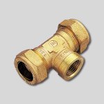 Тройник обжимной Tiemme 22-3/4"-22 ВР 1000066