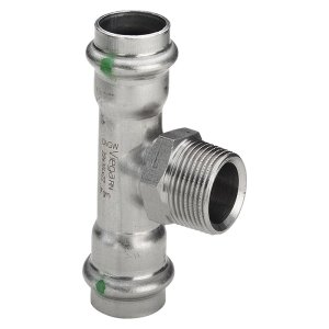 Тройник переходной 18х3/4" НР VIEGA Sanpress Inox SC-Contur 445973