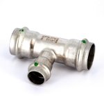 Тройник переходной 28х18х28 VIEGA Sanpress Inox SC-Contur 435967