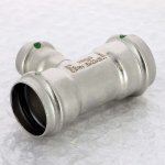 Тройник переходной 35x22x35 VIEGA Sanpress Inox SC-Contur 436001