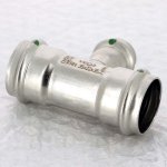 Тройник переходной 35x22x35 VIEGA Sanpress Inox SC-Contur 436001