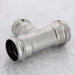 Тройник переходной 35x28x35 VIEGA Sanpress Inox SC-Contur 436018