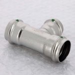 Тройник переходной 35x28x35 VIEGA Sanpress Inox SC-Contur 436018