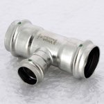 Тройник переходной 42х28х42 VIEGA Sanpress Inox SC-Contur 436049
