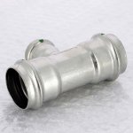 Тройник переходной 42х28х42 VIEGA Sanpress Inox SC-Contur 436049