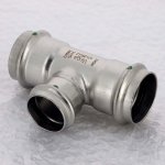 Тройник переходной 42х35х42 VIEGA Sanpress Inox SC-Contur 435837