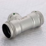 Тройник переходной 42х35х42 VIEGA Sanpress Inox SC-Contur 435837