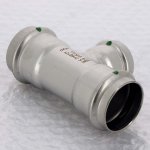 Тройник переходной 42х35х42 VIEGA Sanpress Inox SC-Contur 435837