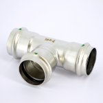 Тройник переходной 42х42х42 VIEGA Sanpress Inox SC-Contur 435905