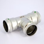 Тройник переходной 42х42х42 VIEGA Sanpress Inox SC-Contur 435905