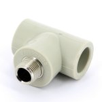 Тройник полипропиленовый комбинированный FV Plast 25x1/2" НР AA254025012