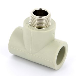Тройник полипропиленовый комбинированный FV Plast 25x3/4" НР