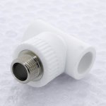 Тройник полипропиленовый Pro Aqua комбинированный 20х1/2" НР PA25008P