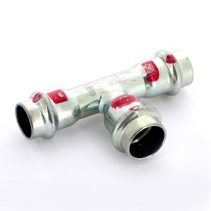 Тройник пресс Viega Prestabo 15х18х15 оцинкованная сталь SC Contur 642549