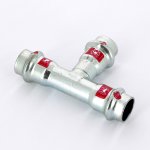 Тройник пресс Viega Prestabo 15 оцинкованная сталь SC Contur 558611