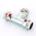Тройник пресс Viega Prestabo 22 оцинкованная сталь SC Contur 558635