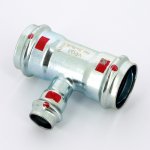 Тройник пресс Viega Prestabo 35х18х35 оцинкованная сталь SC Contur 558758