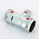 Тройник пресс Viega Prestabo 35х18х35 оцинкованная сталь SC Contur 558758