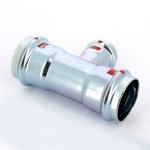 Тройник пресс Viega Prestabo 42х28х42 оцинкованная сталь SC Contur 558796