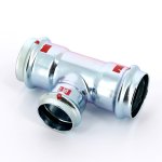 Тройник пресс Viega Prestabo 42х35х42 оцинкованная сталь SC Contur 558802