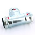 Тройник пресс Viega Prestabo 54 оцинкованная сталь SC Contur 558673
