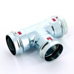 Тройник пресс Viega Prestabo 54 оцинкованная сталь SC Contur 558673