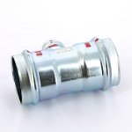 Тройник пресс Viega Prestabo 54х22х54 оцинкованная сталь SC Contur 558819